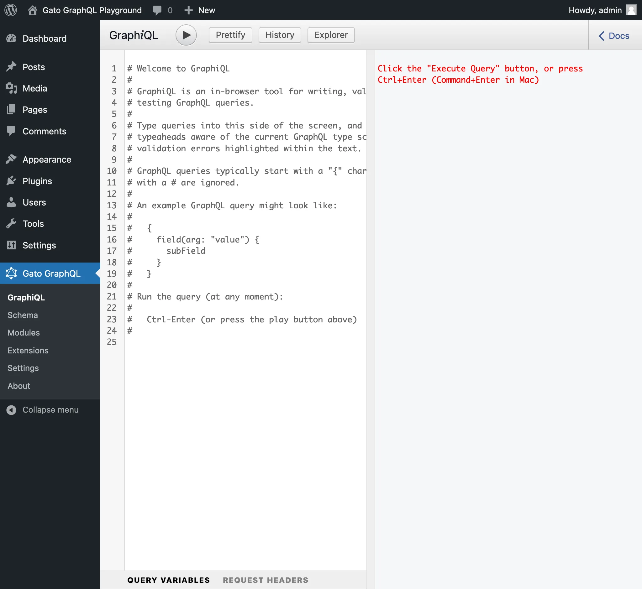 Gato GraphQLが簡素化されました